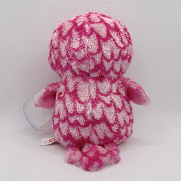 Ty Beanie Boos Collection RETIRED Pinky the Barn Owl Plush - Picture 4 of 6